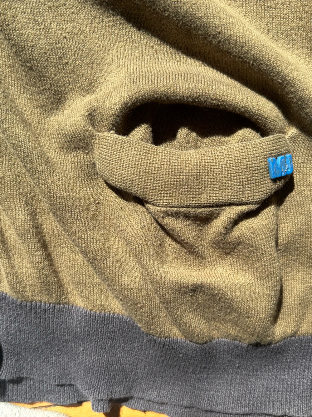 Women’s Marc Jacob’s Olive Green Button-Front Cardigan Sweater - Picture 2 of 2